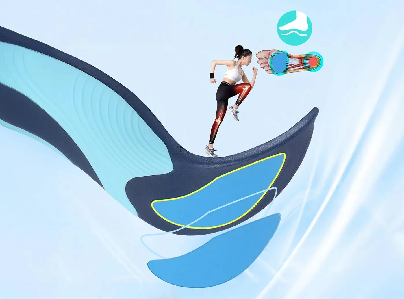 FitVille Orthotic Arch Support Insoles
