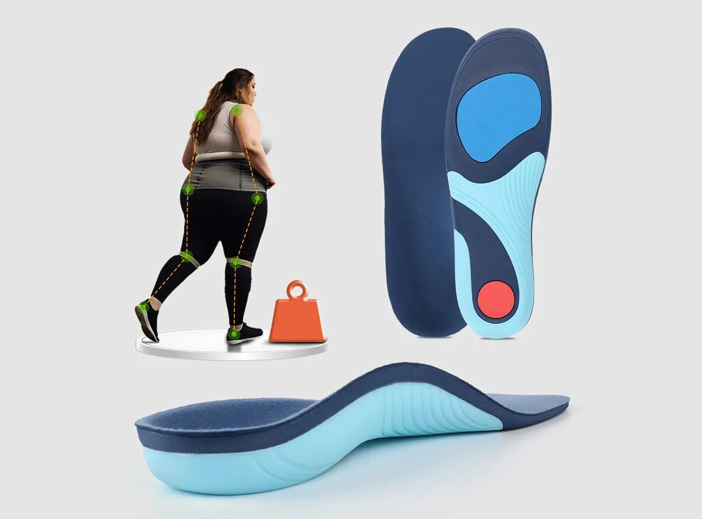 FitVille Orthotic Arch Support Insoles