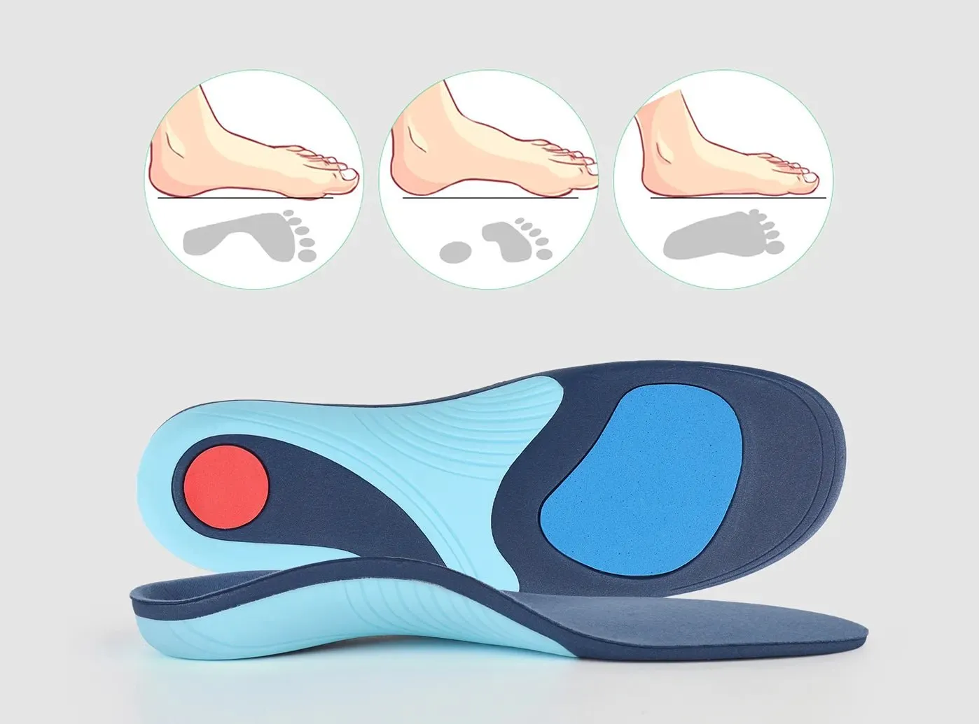 FitVille Orthotic Arch Support Insoles