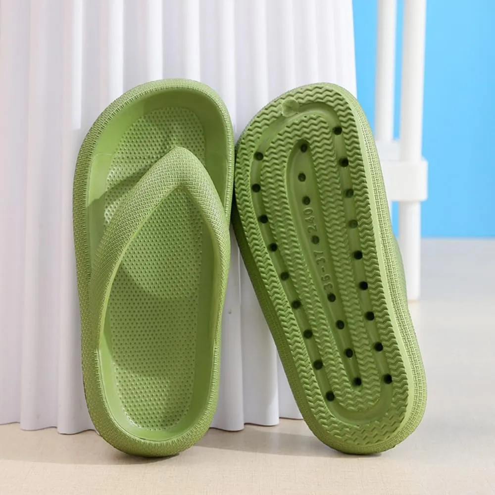 Flip Flops for Women Men,Non-slip Soft and Lightweight Slides,Comfy Shower Spa Walking Pool Beach Sandals