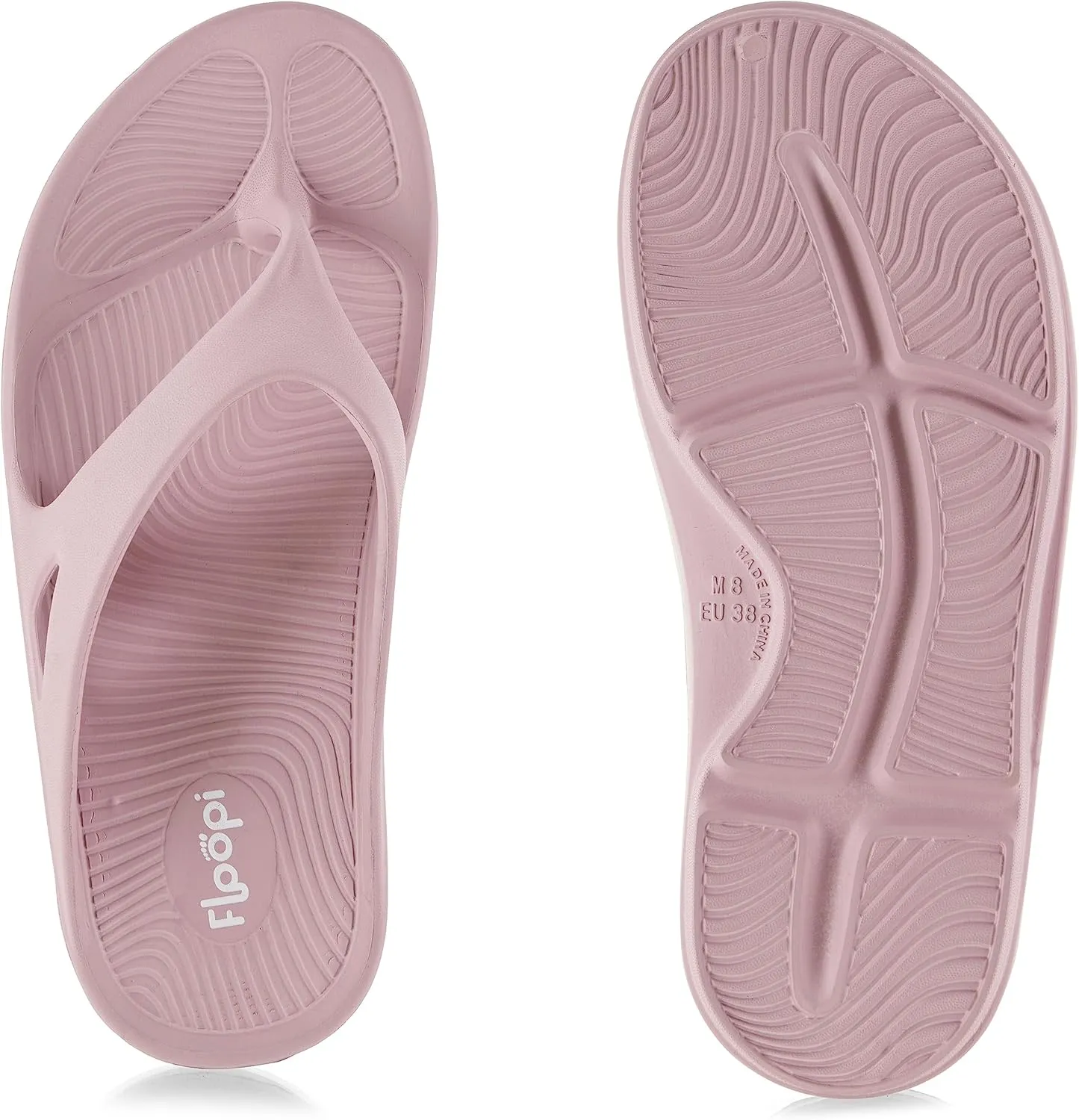 Floopi Womens Sandals LightWeight Thong Sandal for Women Ladies Sport Sandal with Arch Support, Waterproof Beach Flip Flops for Women