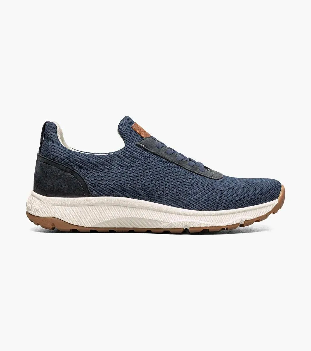 Florsheim - SATELLITE Knit Elastic Lace Slip On Sneaker Navy