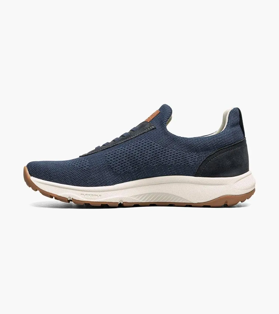 Florsheim - SATELLITE Knit Elastic Lace Slip On Sneaker Navy