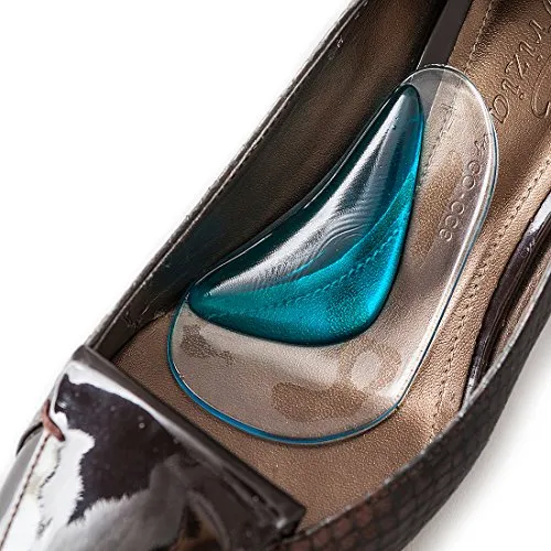 footinsole Arch Support Insoles Pu Gel Foot Massage Flat Feet Insoles 1 Pair (2 Cushion Pads)