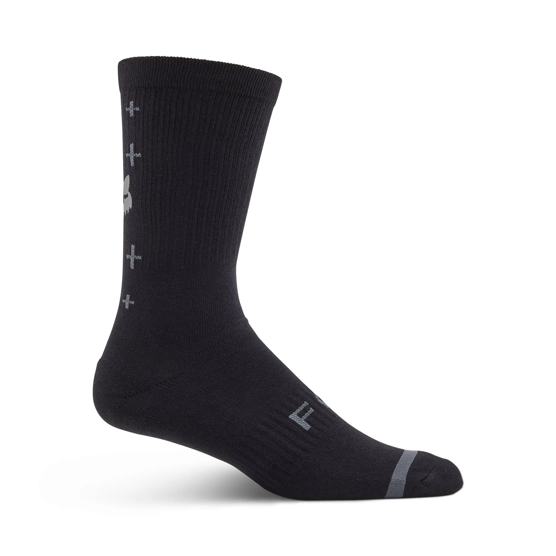 Fox Defend Lunar 8 Inch Socks - S-M - Black