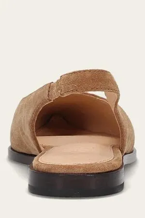 Frye Kenzie Slingback Flat for Women - Comfortable and Stylish Flats-Sandal with Adjustable Strap and Cushioned Insole