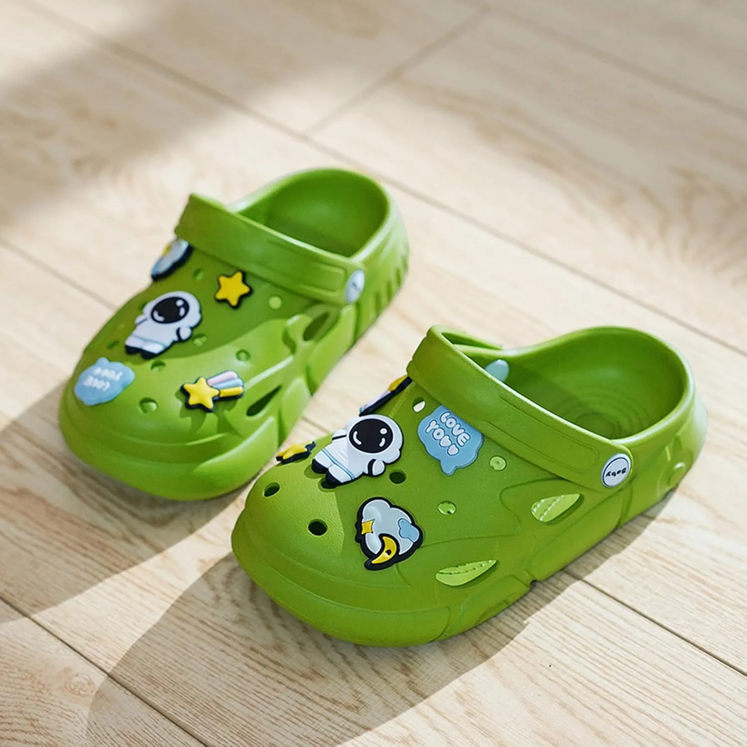 Garden Shoes Summer Boys Unisex Pattern Children's Shoes Lining Clog Children's Slides Sandal
