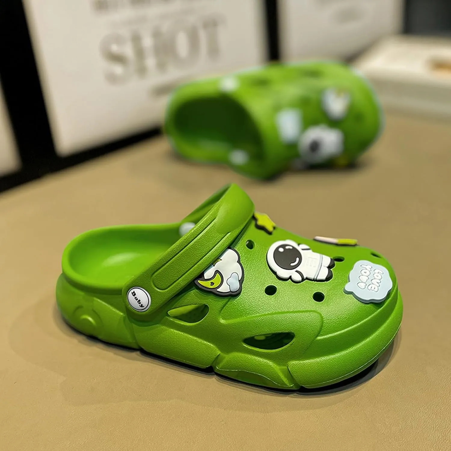 Garden Shoes Summer Boys Unisex Pattern Children's Shoes Lining Clog Children's Slides Sandal