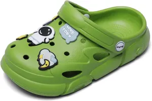 Garden Shoes Summer Boys Unisex Pattern Children's Shoes Lining Clog Children's Slides Sandal