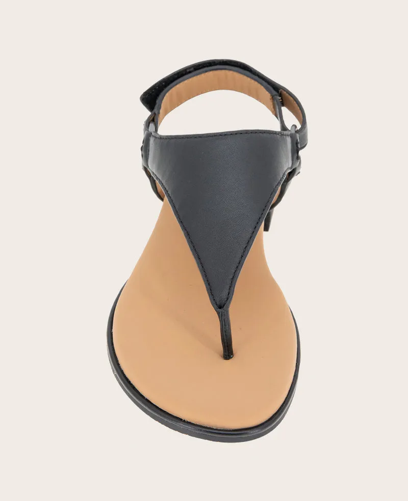 GENTLE SOULS - Holly Leather Ankle Strap Thong