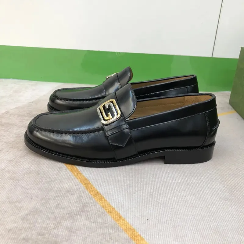 GG BUCKLE LOAFER - BLACK