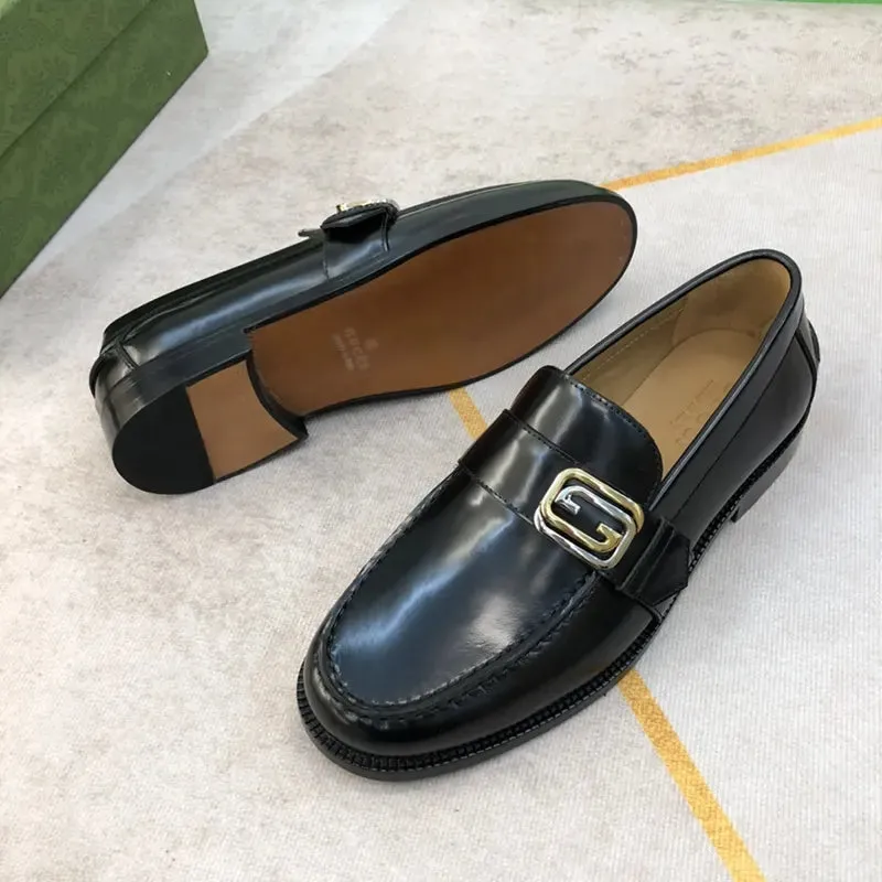 GG BUCKLE LOAFER - BLACK