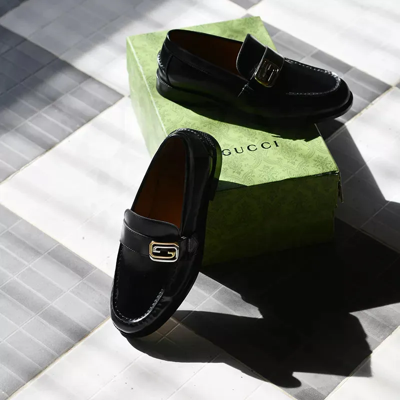 GG BUCKLE LOAFER - BLACK