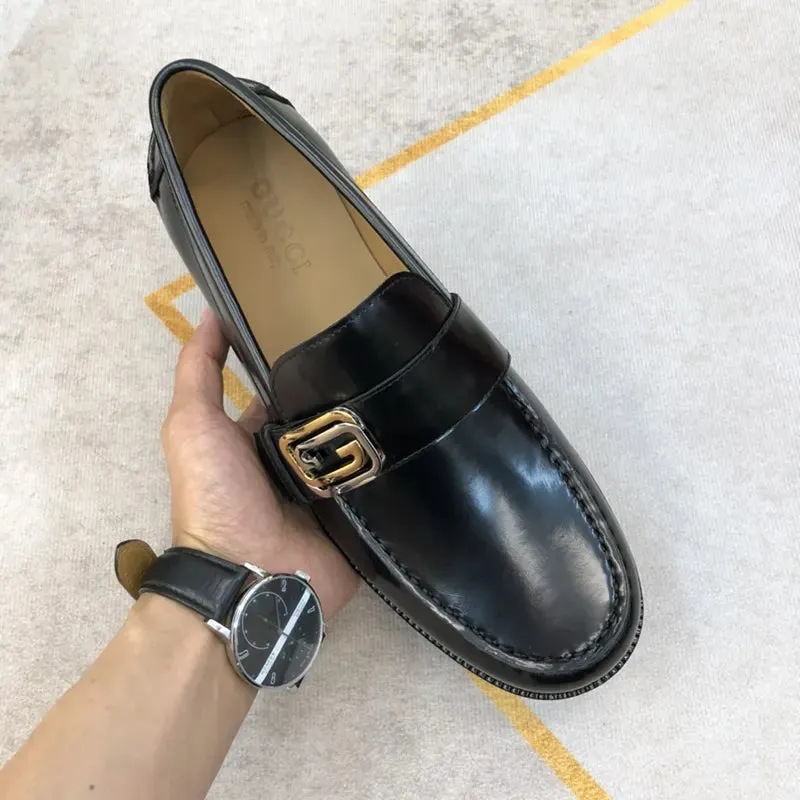 GG BUCKLE LOAFER - BLACK