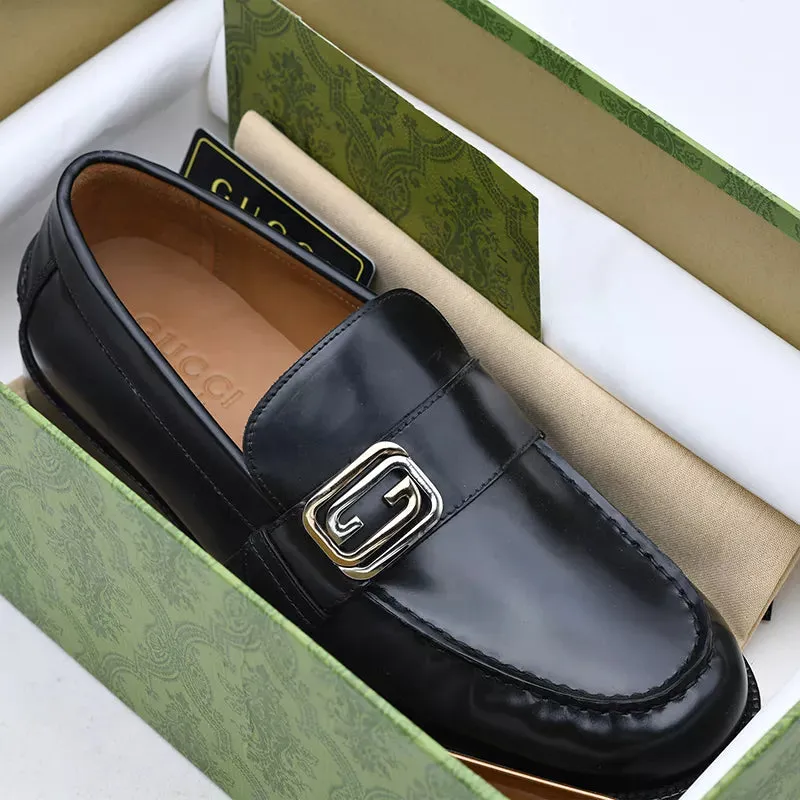 GG BUCKLE LOAFER - BLACK