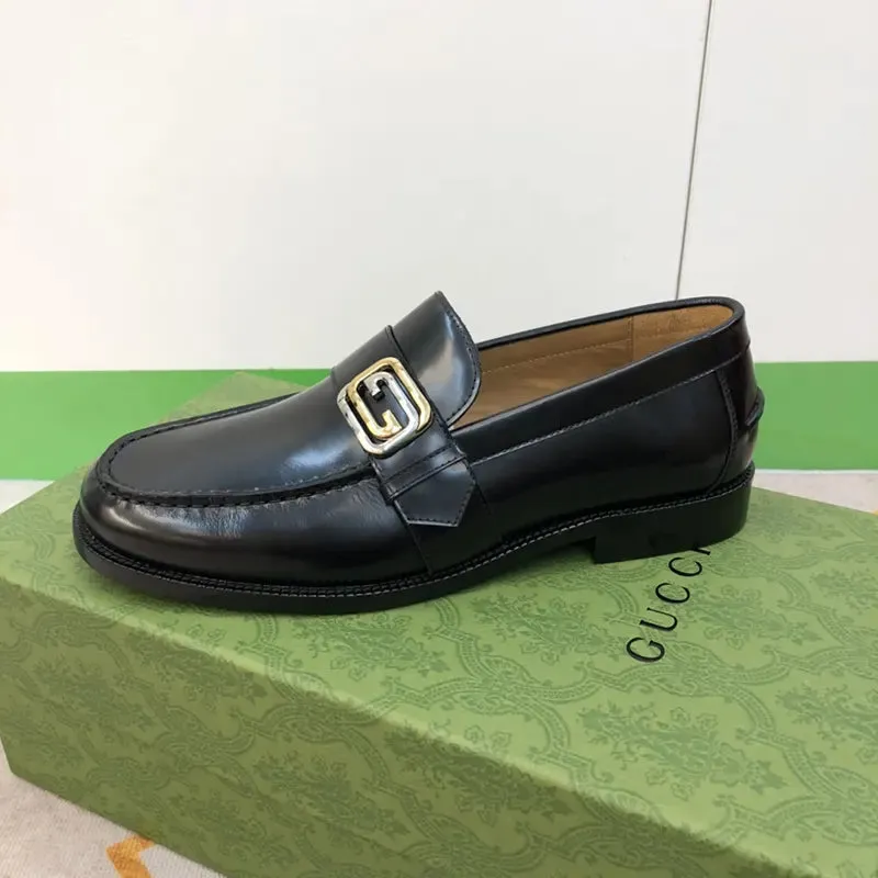 GG BUCKLE LOAFER - BLACK