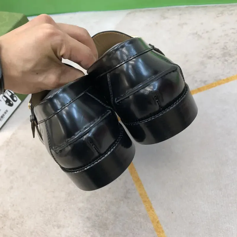 GG BUCKLE LOAFER - BLACK