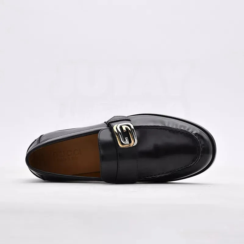 GG BUCKLE LOAFER - BLACK