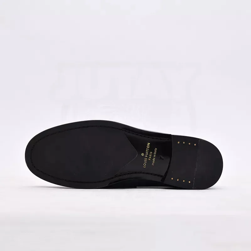 GG BUCKLE LOAFER - BLACK