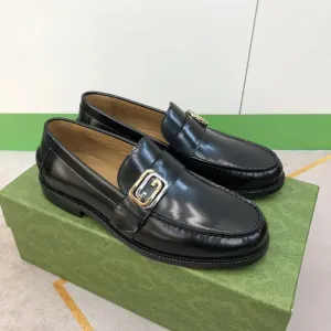 GG BUCKLE LOAFER - BLACK