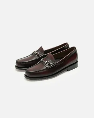 G.H. Bass WEEJUN HERITAGE Lincoln Moc Horsebit Loafer Wine Leather