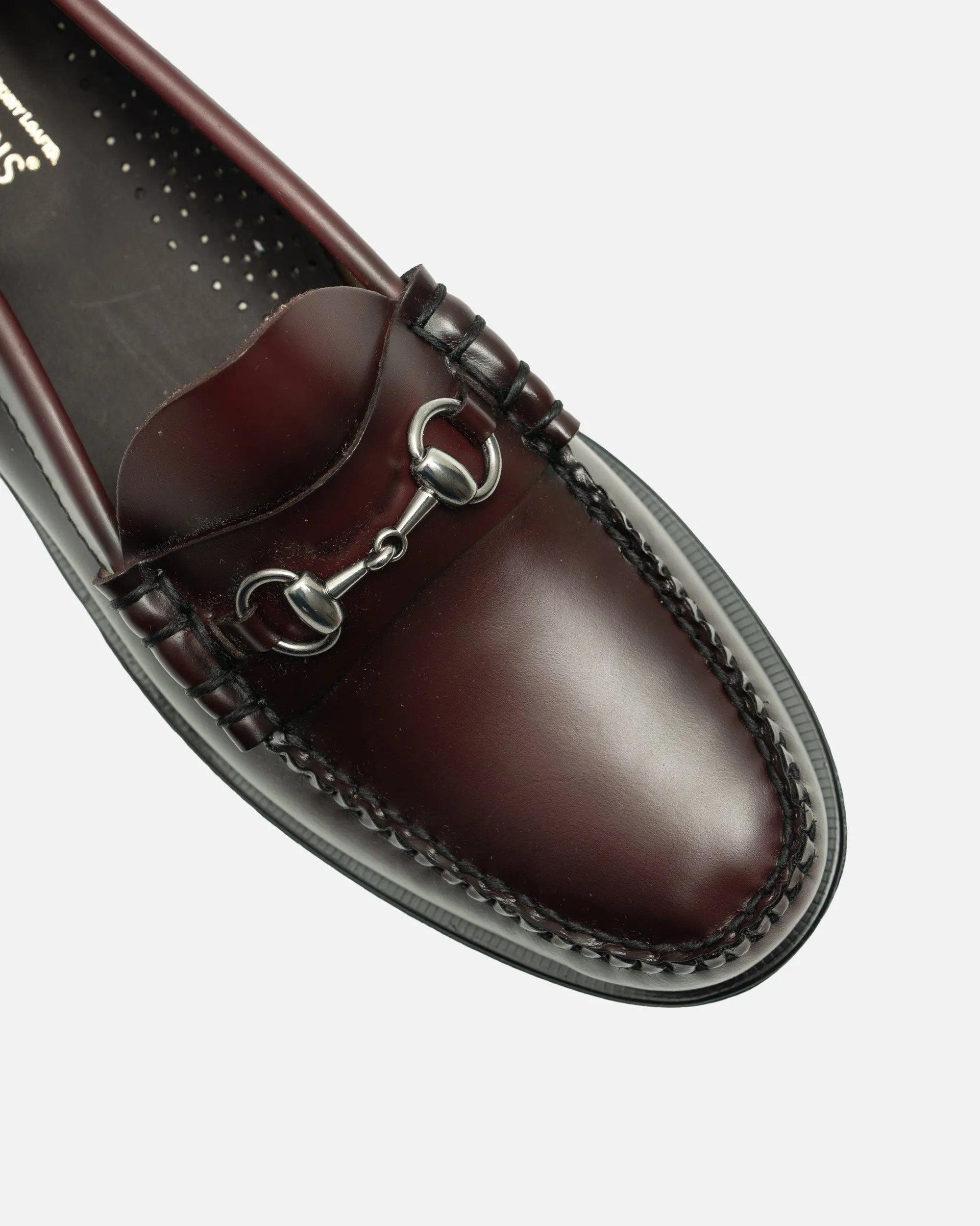 G.H. Bass WEEJUN HERITAGE Lincoln Moc Horsebit Loafer Wine Leather