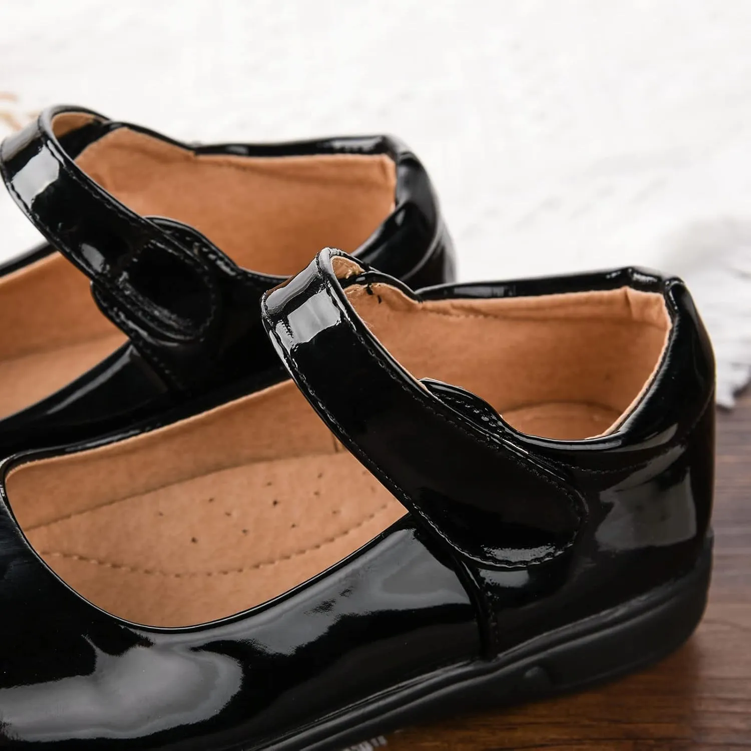 Girls School Uniform Shoes Mary Janes Party Show Dress Flat