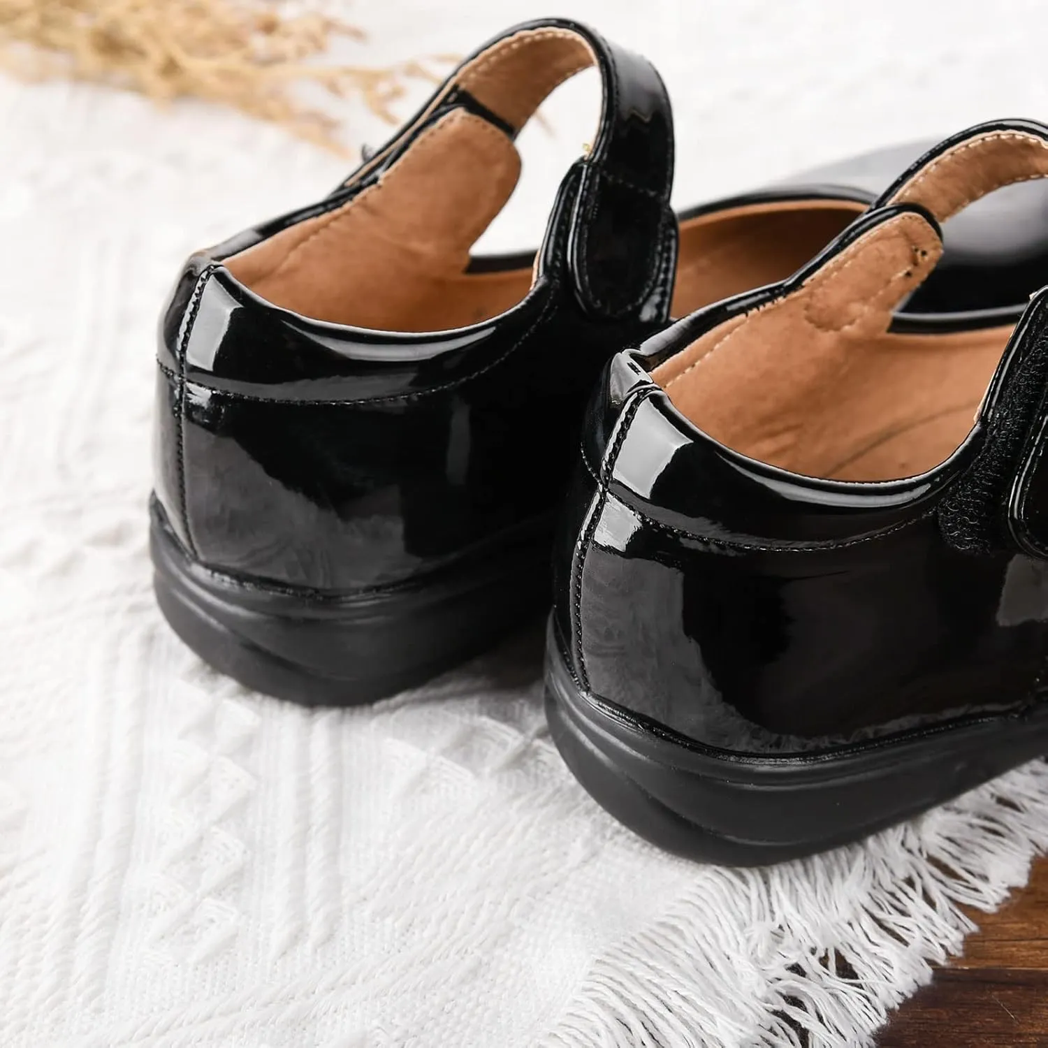 Girls School Uniform Shoes Mary Janes Party Show Dress Flat
