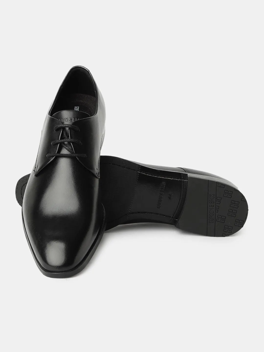 Gordon And Bros Black Men Derby Lace Up Shoes