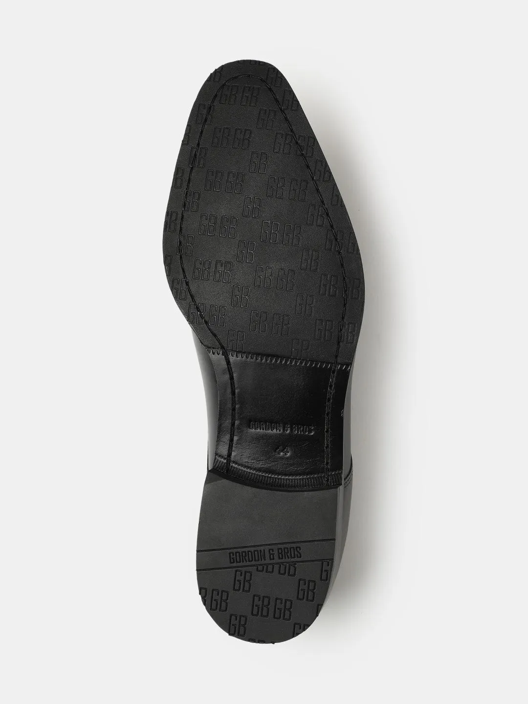 Gordon And Bros Black Men Derby Lace Up Shoes