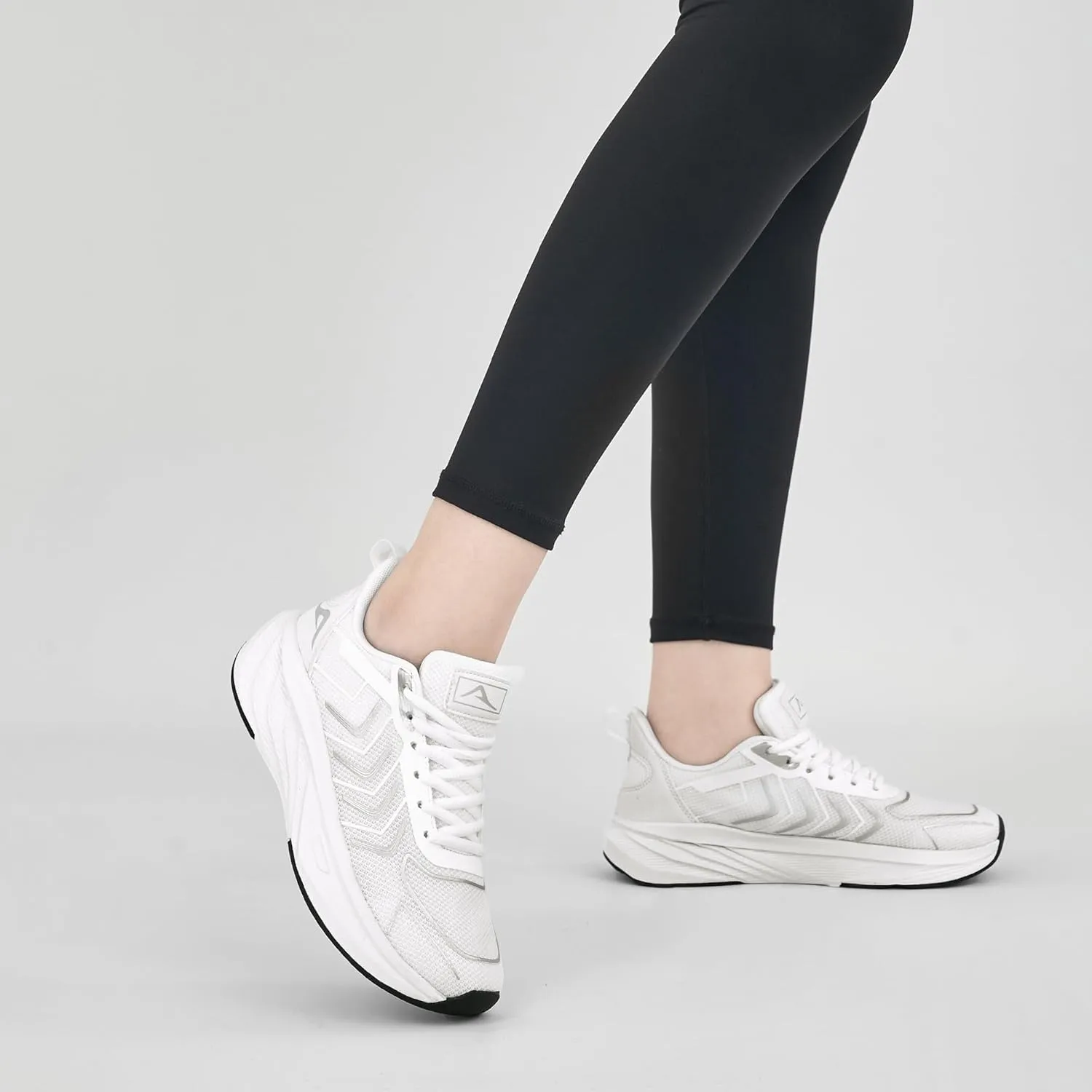 HARENCE Women's Fashion Walking Sneakers: Comfortable Breathable Non Slip Athletic Running Shoes for Gym Workout Cross Training Tennis