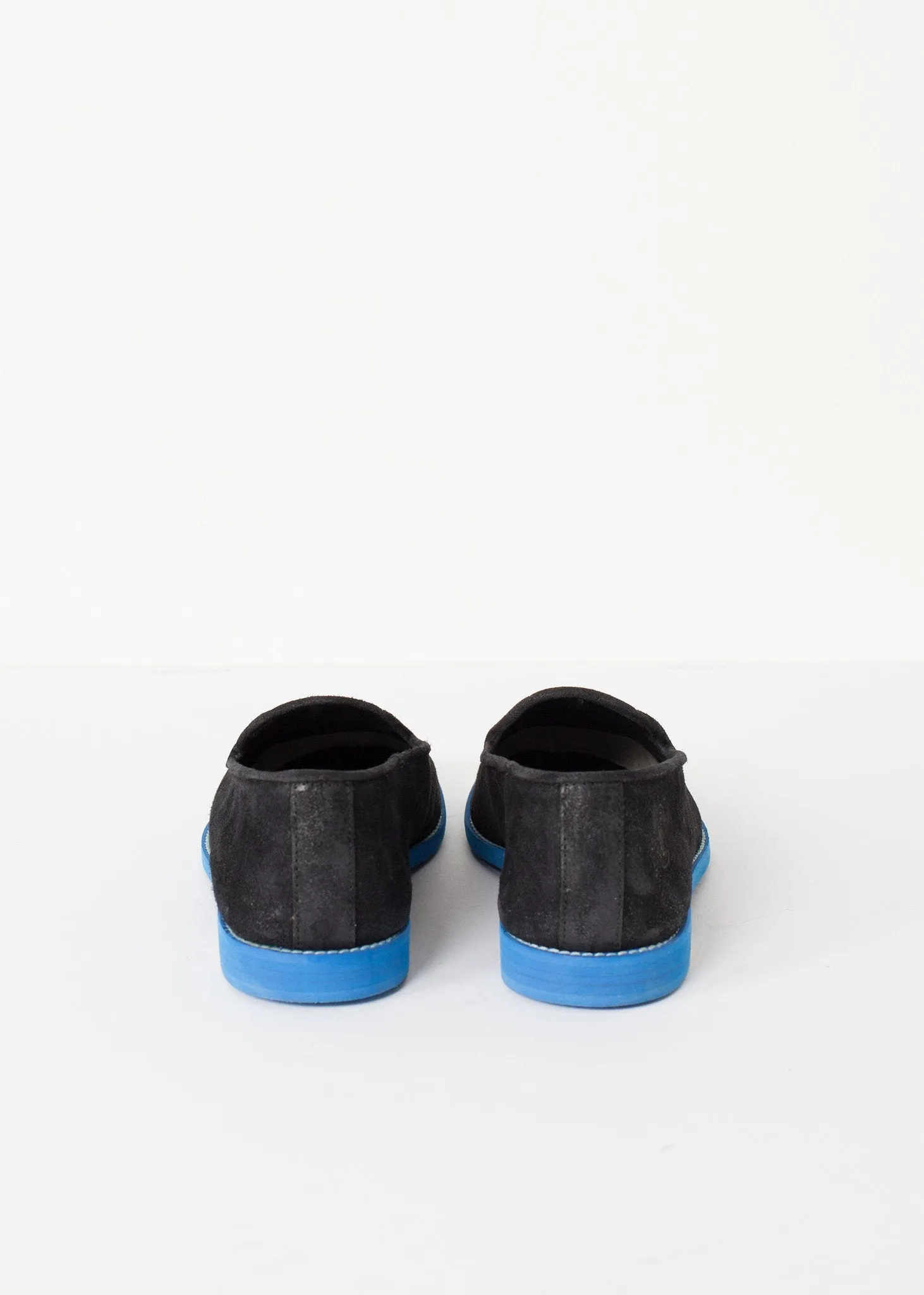 Hassle-free returns Loafers Suede Black/Blue - Voice-activated