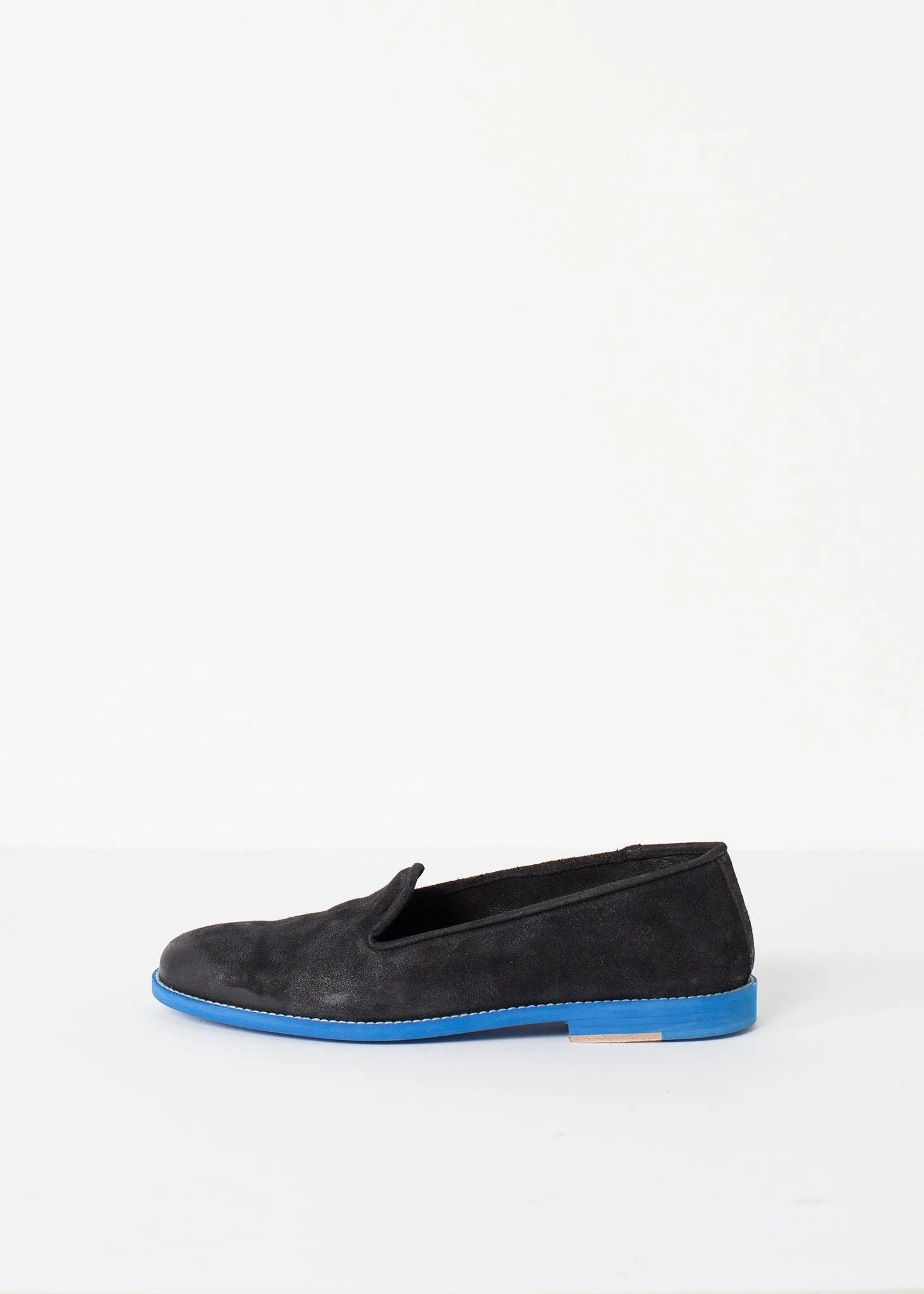 Hassle-free returns Loafers Suede Black/Blue - Voice-activated