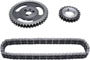 HD Double Roller Timing Chain Set Compatible for Chevrolet SBC 5.7L 283 305 327 350 383 400