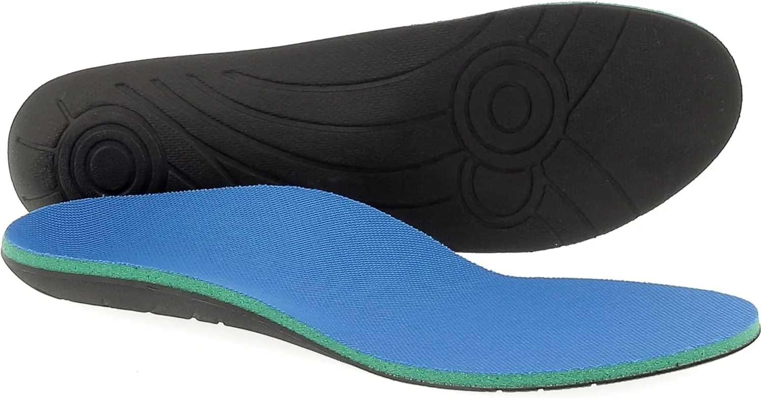 Heat Formable Orthotic Insoles, Full - Rigid Custom Arch Support Insert - Size H