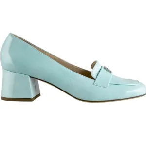 'Helen' women's pump - Green patent