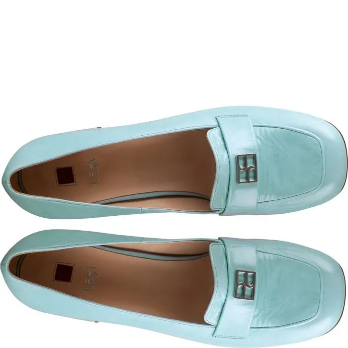 'Helen' women's pump - Green patent