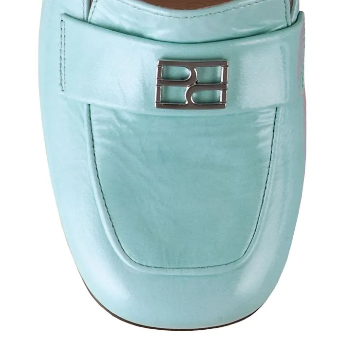 'Helen' women's pump - Green patent