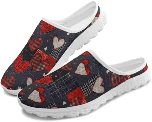 Howilath Womens Garden Shoes Clogs Soft Mules Non-Slip Garden Work Shoes with Arch Support EVA Flat Sandals for Casual