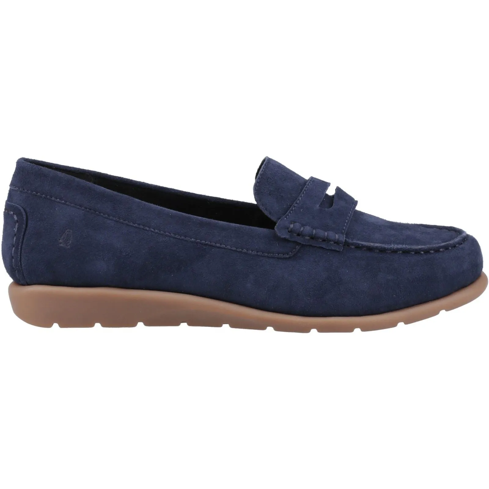 Hush Puppies Shelby Suede Suede Women's Navy Loafers