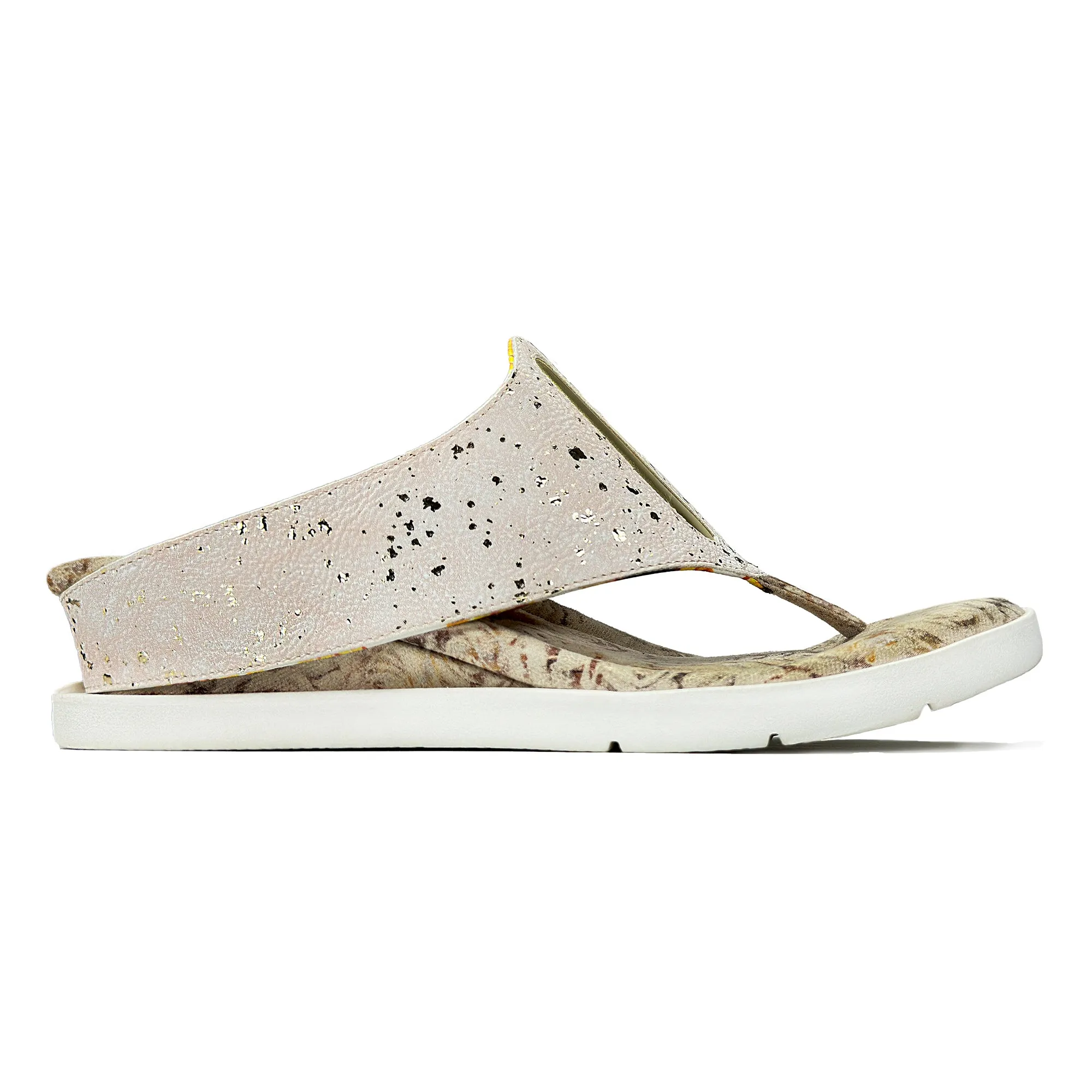 Iris 3 - Flower Print flips to Cream