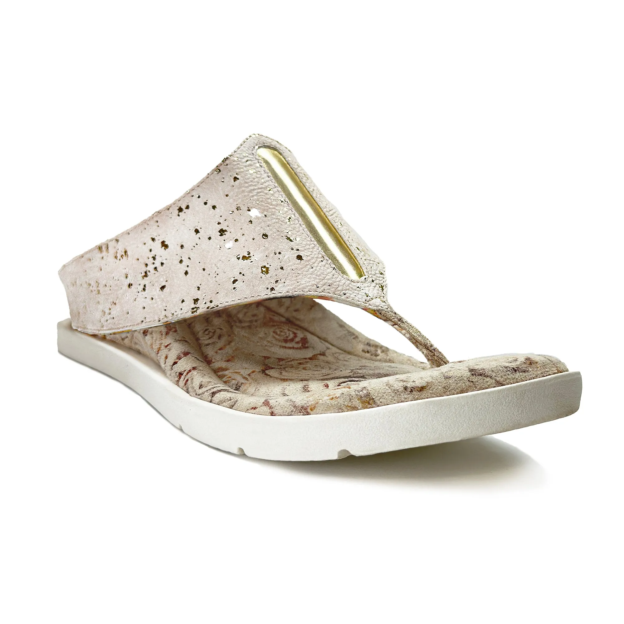 Iris 3 - Flower Print flips to Cream