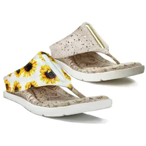 Iris 3 - Flower Print flips to Cream