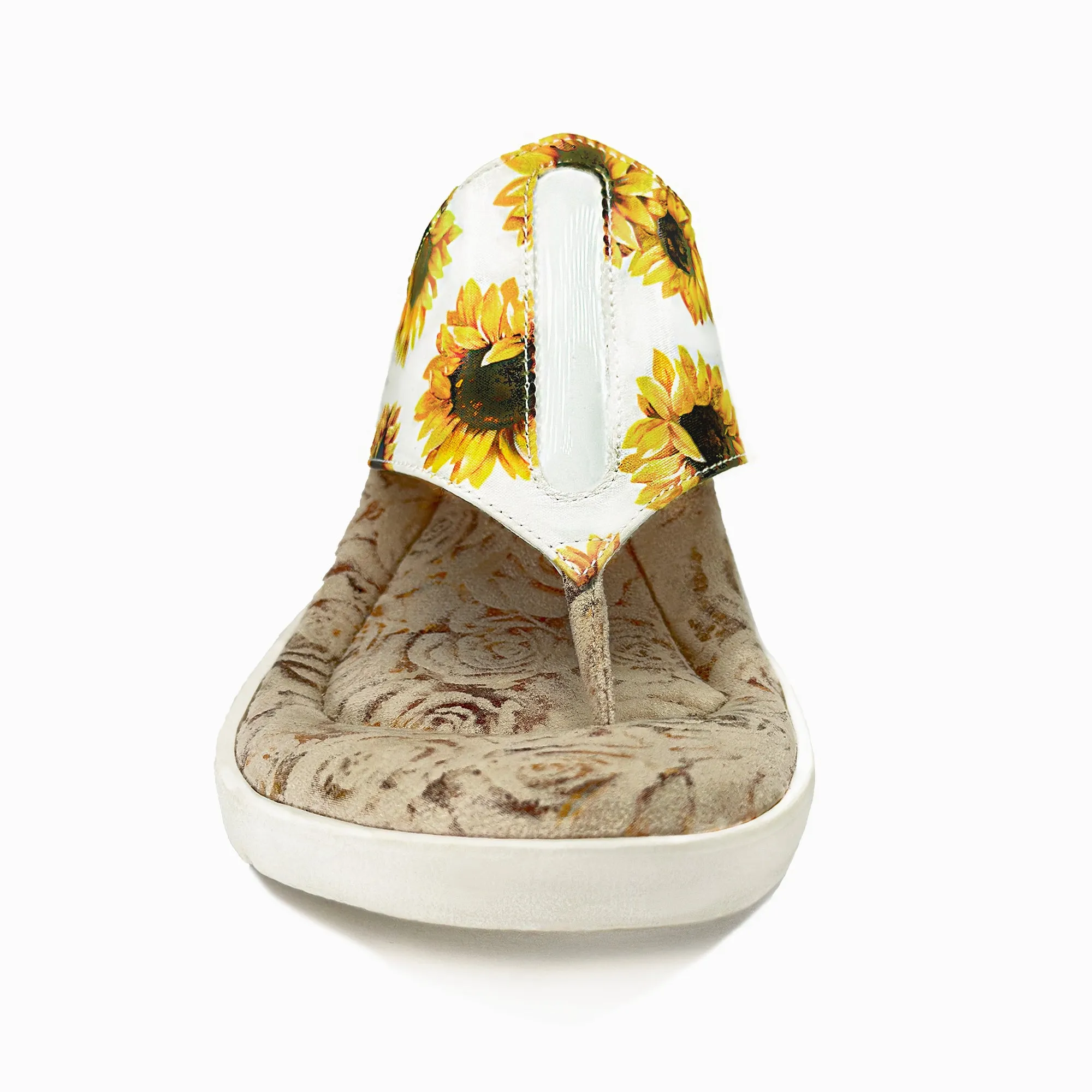 Iris 3 - Flower Print flips to Cream