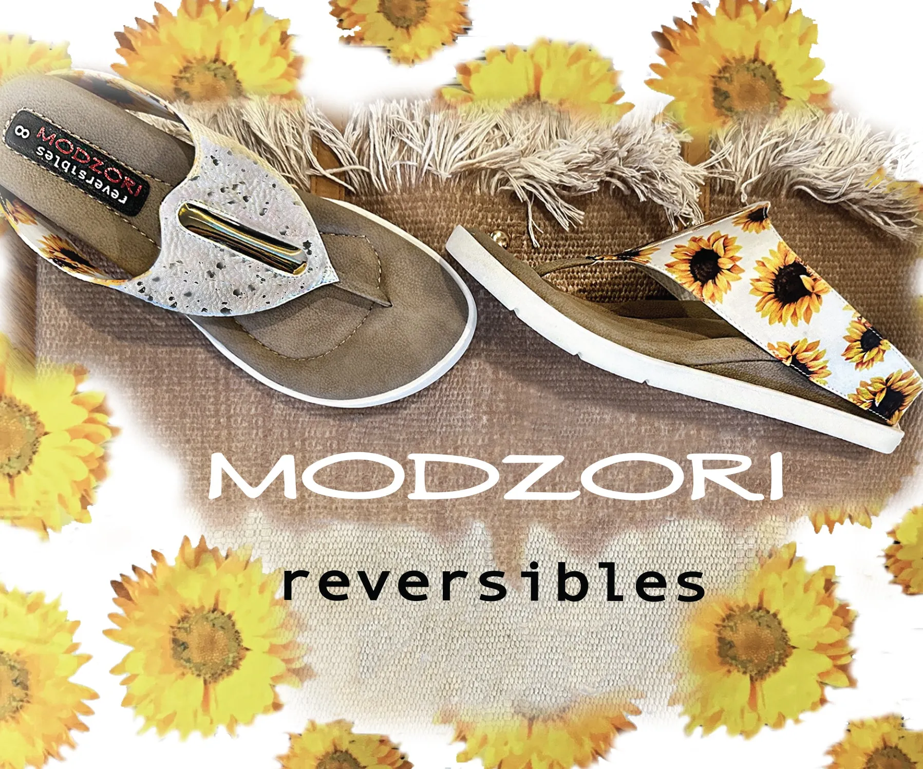 Iris 3 - Flower Print flips to Cream