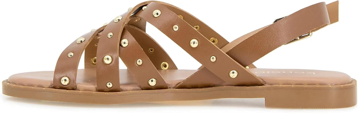 kensie Women's Maelie Flat Sandal