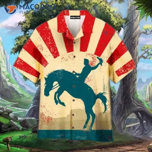 Kentucky Derby Cowboys' Wild Horse Hawaiian Shirts