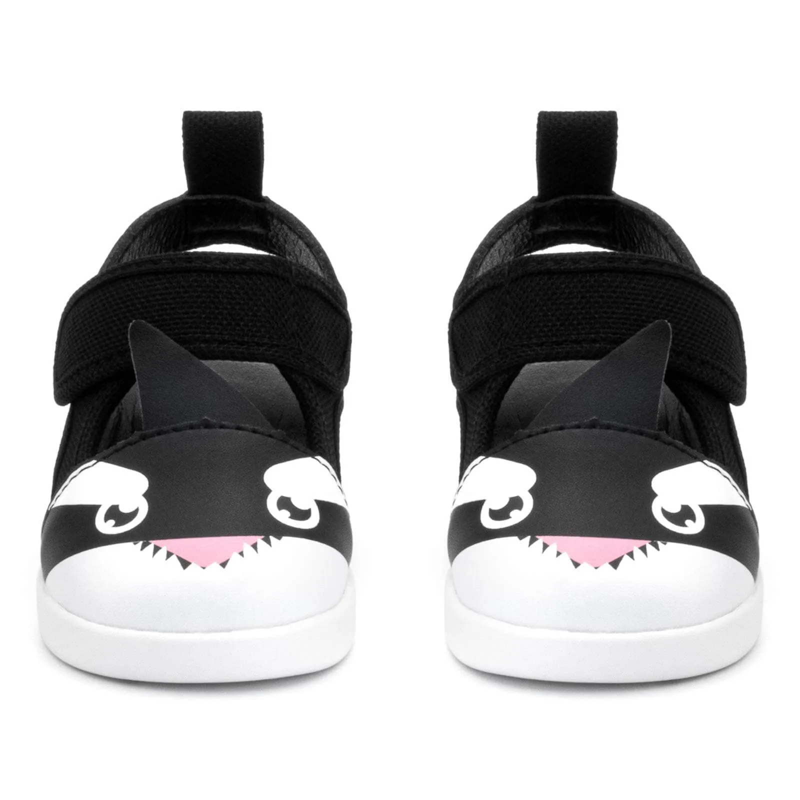 Killer Whale Squeaky Toddler Sandals | Black