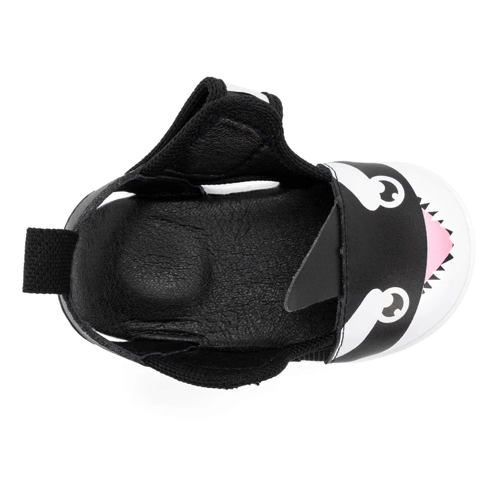 Killer Whale Squeaky Toddler Sandals | Black