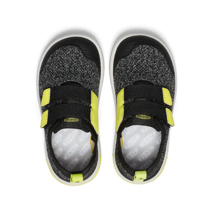 KNX Knit Double Strap für jüngere Kinder  |  Black/Evening Primrose